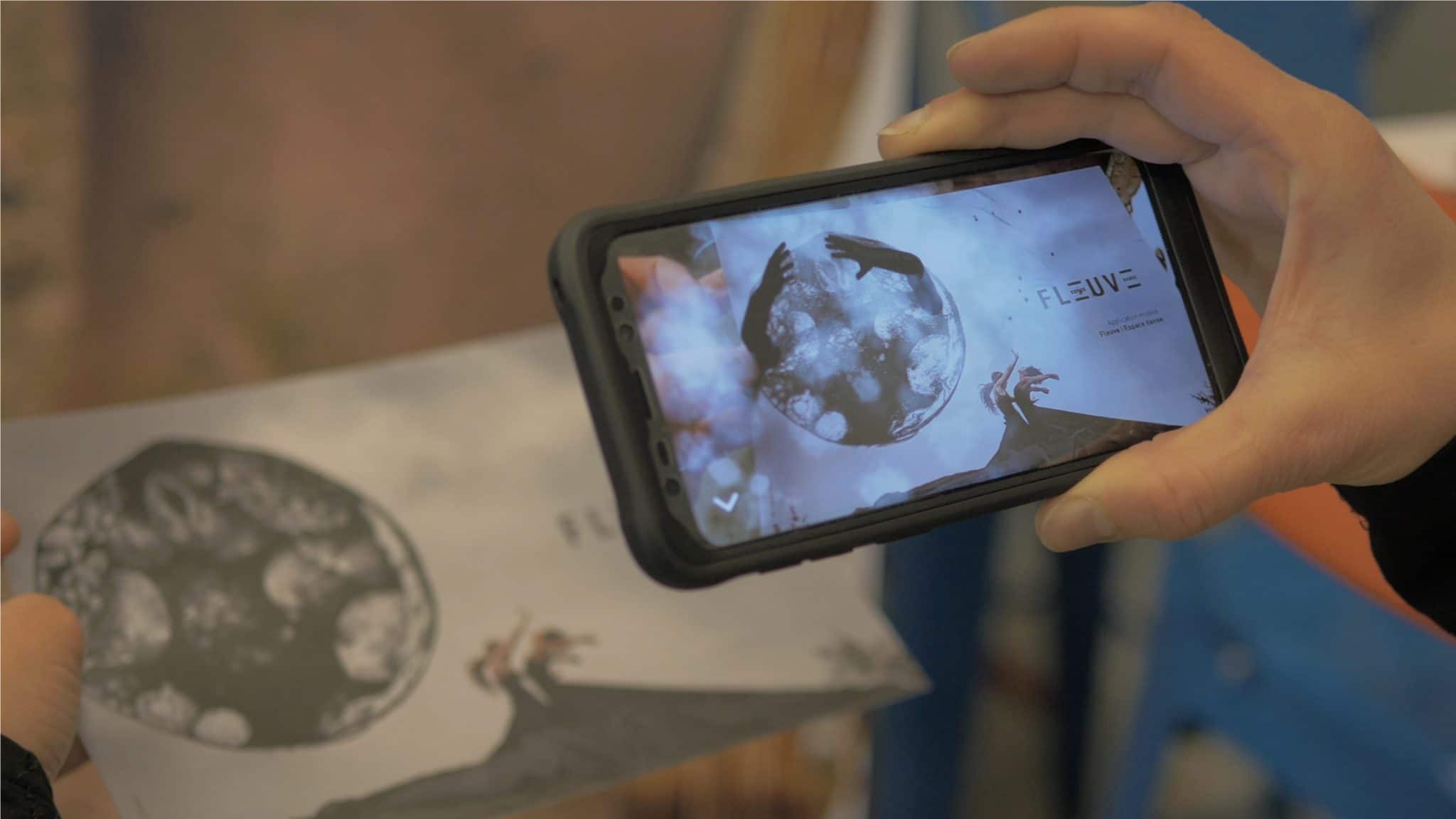 Application Fleuve | Espace danse - co-produite par Le Petit Théâtre du Vieux Noranda